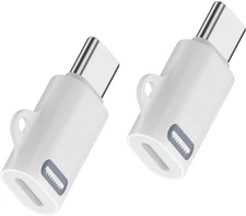 iPhone 15 Charging Adapter,MFi Certified USB C Male to Lightning off White-2 