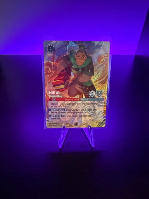 DLC Mulan - Charging Ahead - Foil Promo 3/C2 EN8 Disney Lorcana