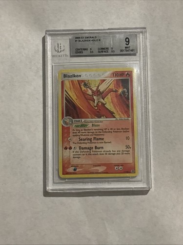 Blaziken graded BGS 9 for sale on eBay