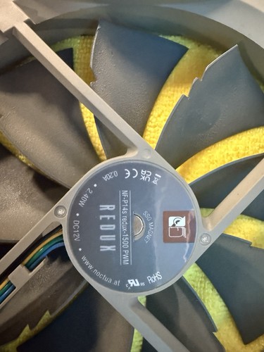 *NOCTUA NF-P14S Redux 140mm 12V 1500rpm PWM PC Case Fan x2 pieces - Afbeelding 3 van 3