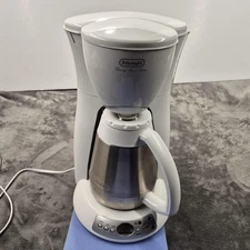 DeLonghi Twenty Four Seven DC55TCW 10 Cup Programmable White Coffee Maker