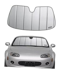 Windshield Sun Shade for Mazda MX-5 Miata,Base,Club,Club 2006-2015 gray