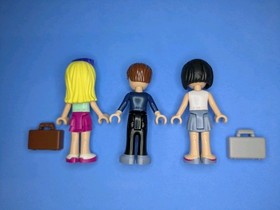 Lego Friends: Heartlake Airport - Minifigures Only - All 3 From Set 41109