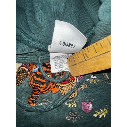 Vintage Disney Store Winnie the Pooh fall halloween embroidered hoodie size med - Picture 8 of 9