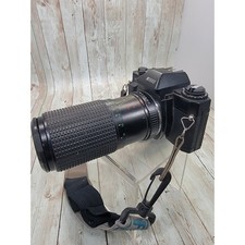 Ricoh KR-5 SUPER Ii 35mm Point  Shoot Film Camera With 75-200mm Lens