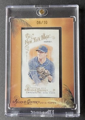 2014 Topps Allen & Ginter Matt Harvey Mini Framed Silk  06/10