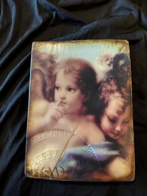 Rare/Retired  SID DICKENS MEMORY BLOCK TILE T-221 IMPS Little Whisper Find Me