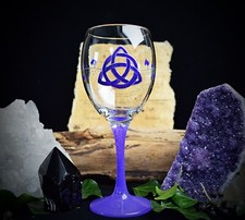 Witches Chalice with Triquetra Wicca Pagan Altar Witchcraft