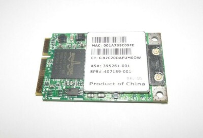 Broadcom Mini PCI Express Wireless Card BCM94311MCG 395261-001 407159-001