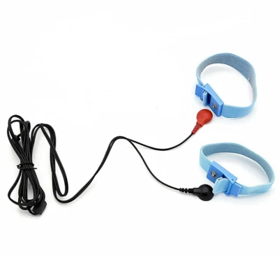 ELECTRO TENS EMS E-STIM 2 CONDUCTIVE ADJUSTABLE RINGS AND 2.5MM LEAD.UK SELLER !