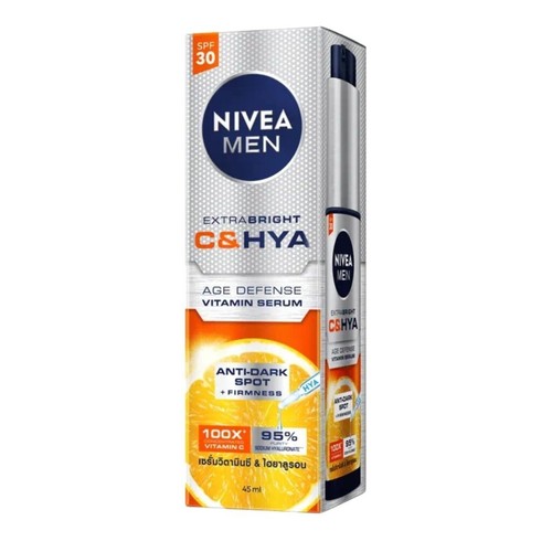 Nivea Extra Bright C & Hya Vitamin Serum SPF30 Age Defense 45 ml x 2 pcs - Picture 3 of 9