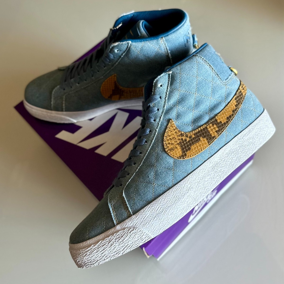 Supreme/Nike SB Blazer Mid (Denim) Mens US Size 10