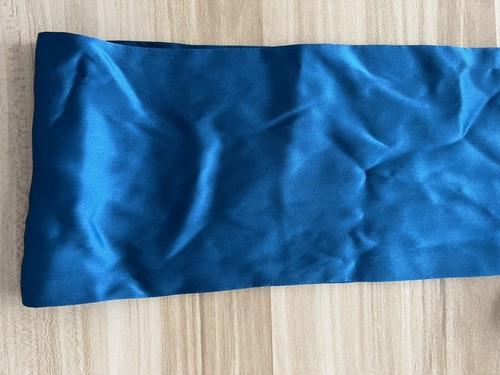 Banana Republic 100% Silk Scarf Beaded Blue Dressy Holiday Long NEW w/o Tags! - Picture 6 of 14
