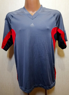 RARE MEN'S ADIDAS ORIGINAL TRAINING GRAY JERSEY