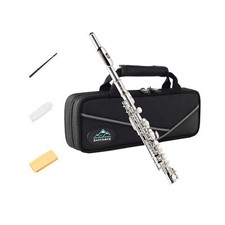 Eastrock Silver-Plated Piccolo Key of C 2-Piece Keys for Beginner, Kids, Stud...