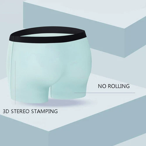 3 PIEZAS Hombres 3D-Bolsa Boxer Calzoncillos Anti-Rozaduras Ropa Interior Seda Hielo Transpirable - Imagen 11 de 38