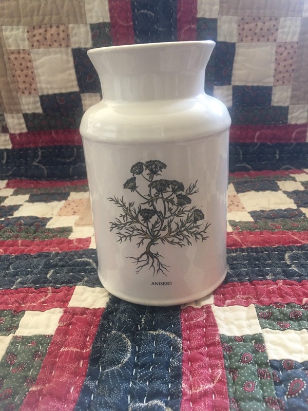 Vintage Original McCoy Art Pottery Canister Aniseed #251 Made in the USA NICE