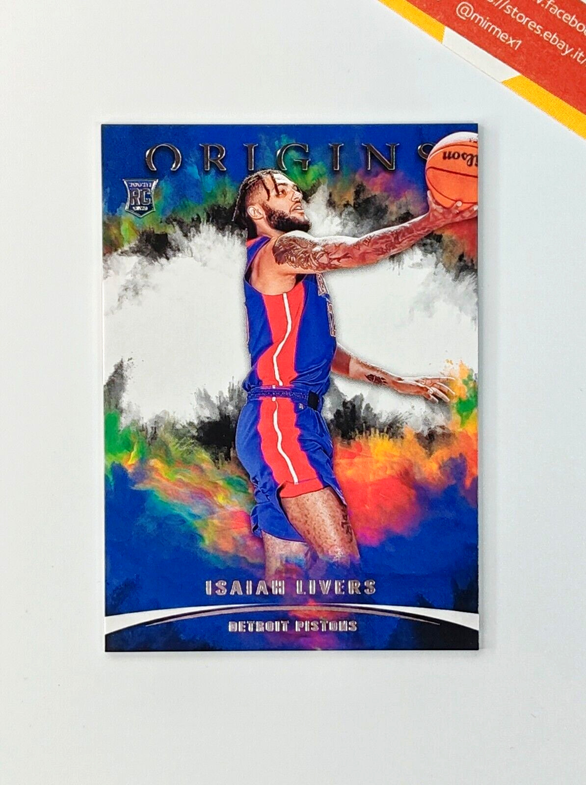 Panini Origins Basketball Isaiah Livers #85 Rookie Detroit Pistons 2021-22