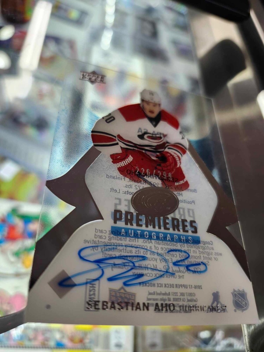 sebastian aho auto 226/299 ipa-sa | eBay