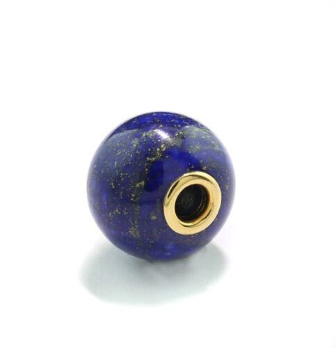 Colgante Lapislázuli Bola 585er Oro Amarillo Lapiskugel Moderno Anhängerschmuck