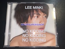 Lee Min Ki 1st Mini Album No Kidding CD Booklet Great Rare Minki Korean Actor