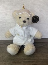 FAO Schwarz Plush Teddy Bear Stuffed Animal Bath Robe unicorn Sleep Eye Mask