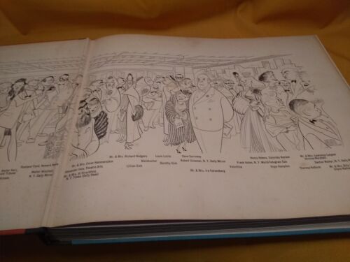 Al Hirschfeld The World of Hirschfeld and The American Theatre 2 book lot - Foto 10 di 24