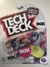 Tech Deck Ultra Rare Neon Invasion DGK Fingerboard New in Original Package