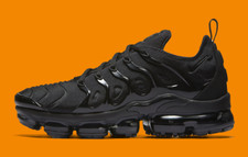 Men's Nike VaporMax TN Plus pure black air cushion shoes free shipping us8-12