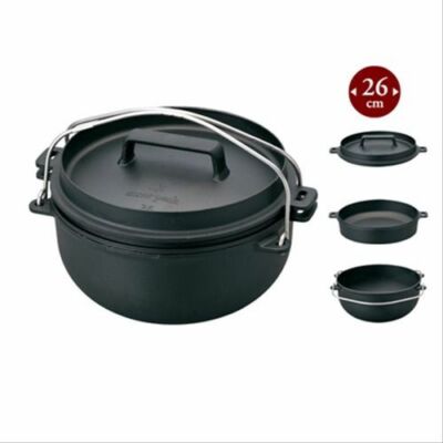 snow peak CS-520 GUSSEISEN OFEN 26cm Dutch Oven aus Japan