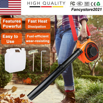 Handheld Leaf Blower Gas Powered Snow Blower 400 CFM 26CC 2-Stroke Engine 1HP