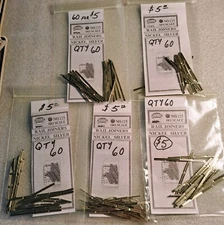 HO - 300 New Nickel Silver Code 100 Rail Joiners - Model Power #125