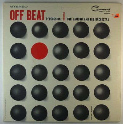 12'' LP - Don Lamond And His Orchestra - Off Beat Percussion - F1637 - cleaned
