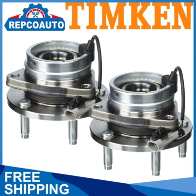 TIMKEN (2) Front Wheel Hub Bearing Assembly For 2008-2010 Chevy Cobal 07-09 Aura