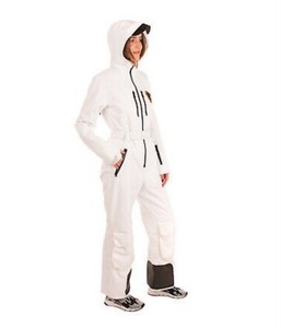 Fendi white ski suit snowboard female retail $3,600