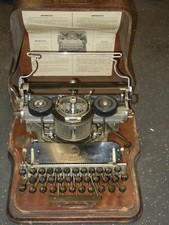  Rare Hammond Multiplex Typewriter with Case thumbnail