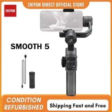 Zhiyun Smooth 5 Handheld Smartphone Gimbal Stabilizer Extension Android & IOS