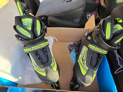 Woolitime Sports Adjustable Roller Blades for Girls Boys Kids