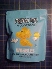 WOOBLES PEANUTS WOODSTOCK LEARN TO CROCHET KIT FOR BEGINNERS NEW SEALED PACKAGE