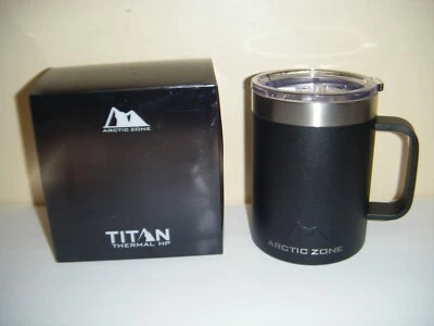 Arctic Zone Titan Thermal HP 14oz Stainless Steel Camp Cup Mug (Black)