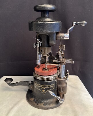 Vintage American Optical Lens Cutting Machine M540 C/Optometrist Eye Glass