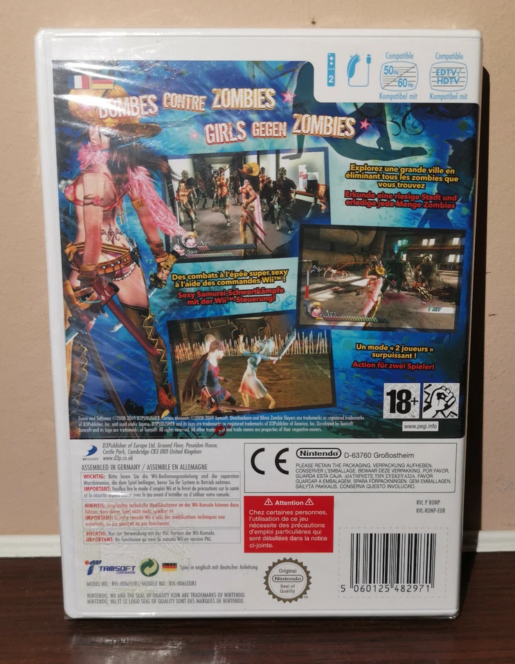 Onechanbara: Bikini Zombie Slayers (Nintendo Wii, 2009) - NIB - Image 2 of 2