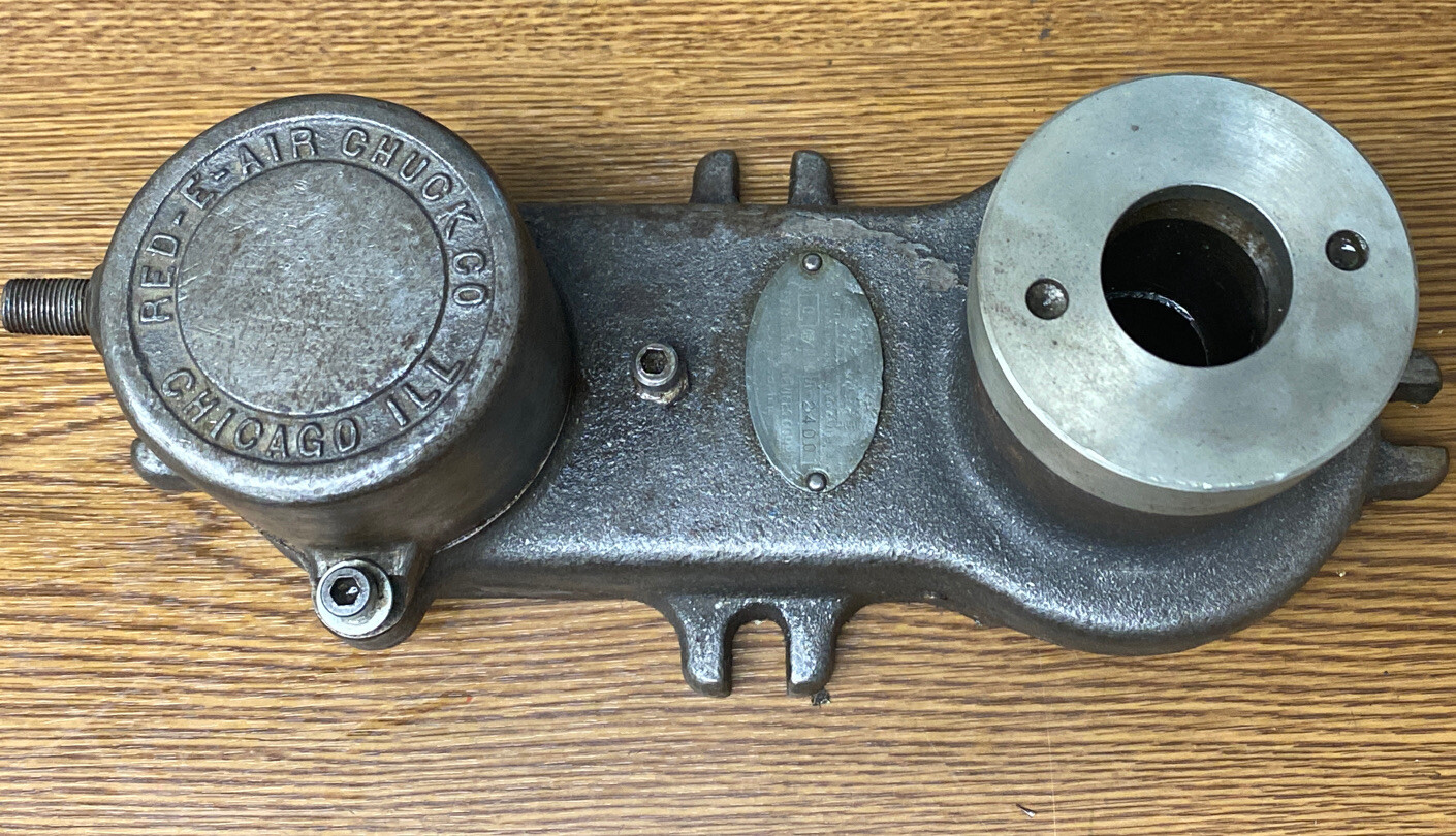 Redmer RedEAir Chuck No 0 Pneumatic Collet Fixture Chuck Vintage