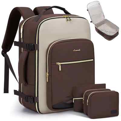 40L Großer Wasserdicht Handgepäck Rucksack mit Packwürfeln Reiserucksack Unisex