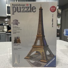 RAVENSBURGER EIFFEL TOWER 216 PC 3D JIGSAW PUZZLE FACTORY SEALED 