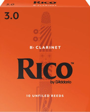 Rico by D'addario Bb Clarinet Reeds Unfiled - 10 Per Box