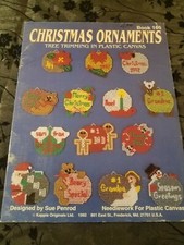 Christmas Ornaments Tree Trimming in Plastic Canvas Pattern Booklet Sue Penrod