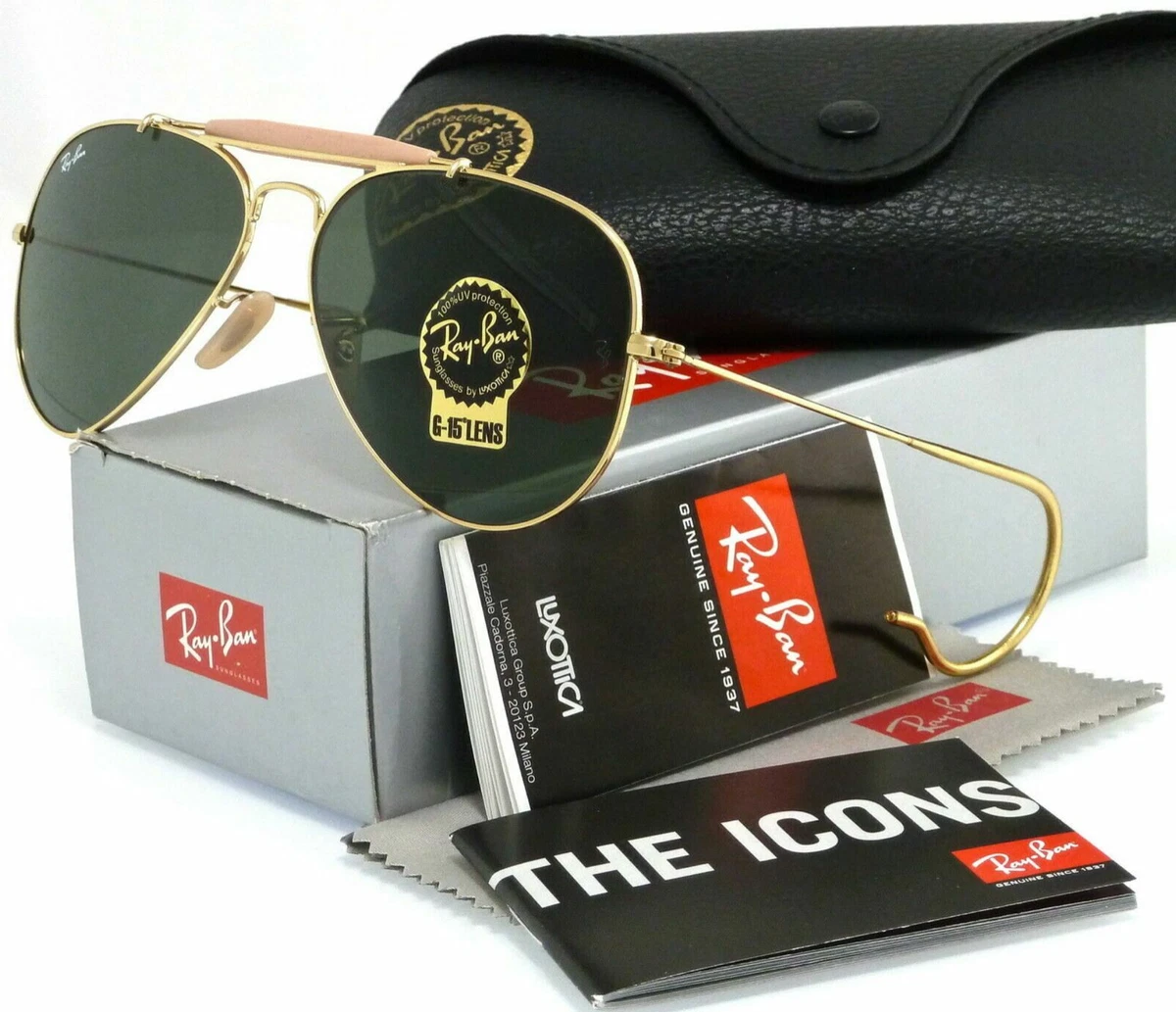 Ray ban on sale aviator cable temples