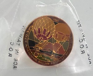Vintage 1987 Albuquerque International Hot Air Balloon Fiesta Lapel Pin
