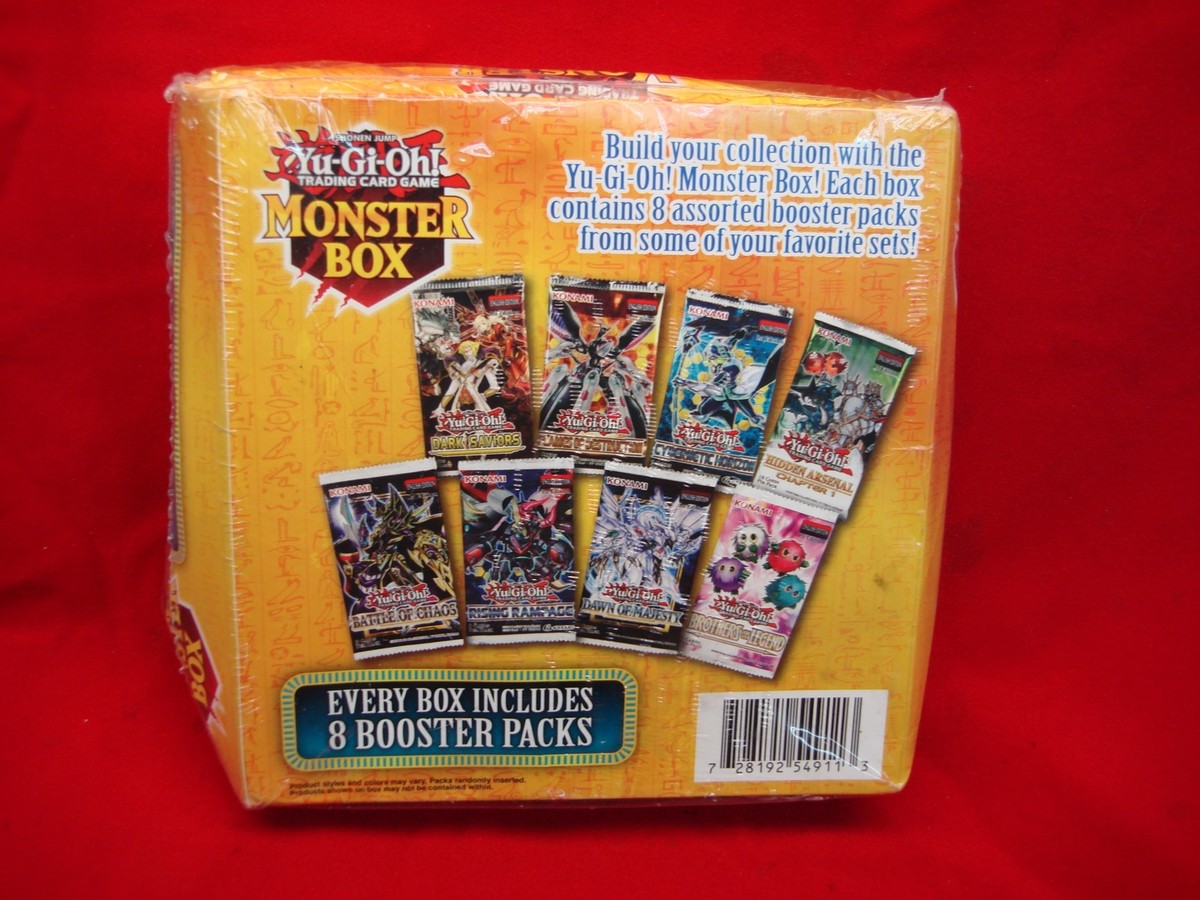 YU-GI-OH! - 2023 "MONSTER BOX" - 8 BOOSTER PACKS/ 18 CARDS EA.- WALMART |  eBay